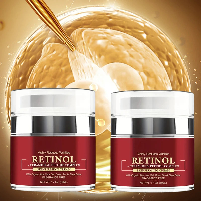 Crema Instantanee cu Retinol pentru Îndepărtarea Ridurilor