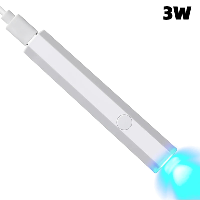 Lampa Mini UV LED pentru Uscarea Unghiilor 3W