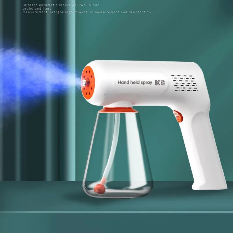 Pistol de Spray Nano 420ML K8 cu Sterilizator și Lumină Albastră