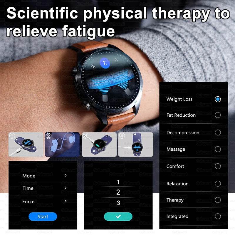 Ceas inteligent medical pentru fizioterapie 2025 - Venduqo