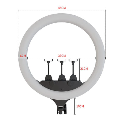 Kit de iluminare cu inel SH de 18 inci cu suport pentru telefon