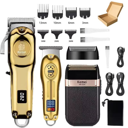 Kemei KM-2628 KM-678 KM-2024 Trimmer Electric Profesional pentru Barbă