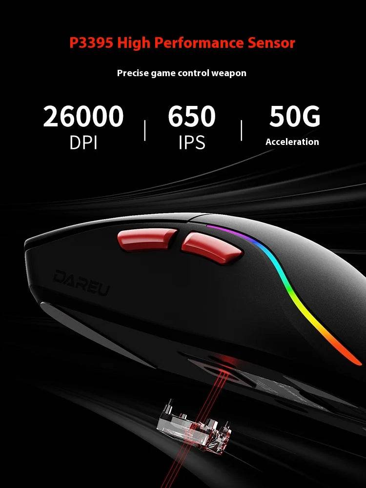 Dareu A950 Air Gamer Mouse Wireless 30000dpi - Venduqo