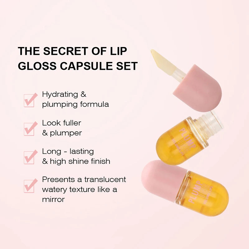 Ulei Plump Lip pentru Volum Instant - Colagen pentru Buze