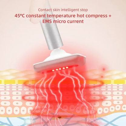 Dispozitiv de Masaj pentru Fata cu LED EMS - Anti Îmbătrânire