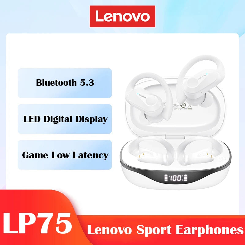 Căști Sportive Lenovo LP75 TWS Bluetooth 5.3