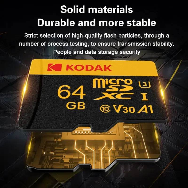 2Pcs Kodak Original Micro TF SD Card 64GB U3 V30 - Venduqo
