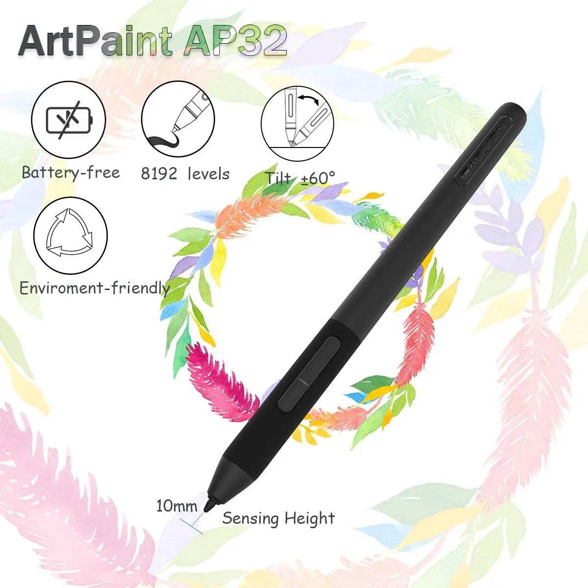 Tableta Grafica GAOMON M106K PRO 10'' cu Stilou Fara Baterie - Venduqo