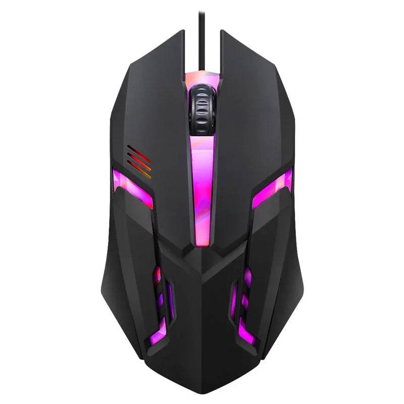 Keyboard și Mouse Set Mecanic Luminat 104 Taste - Venduqo
