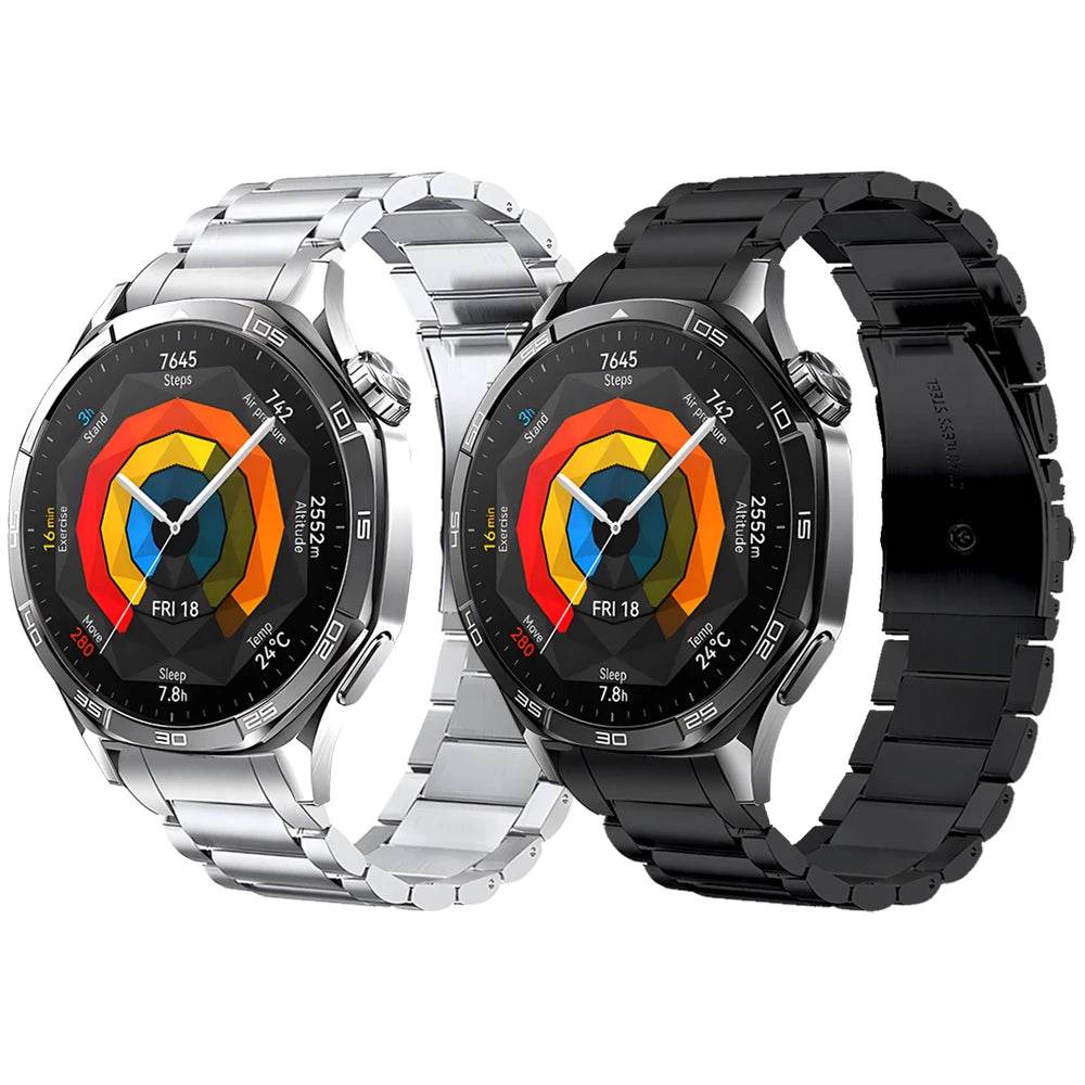 Brățară No Gaps din Oțel Inoxidabil pentru HUAWEI WATCH GT 5 46mm - Venduqo