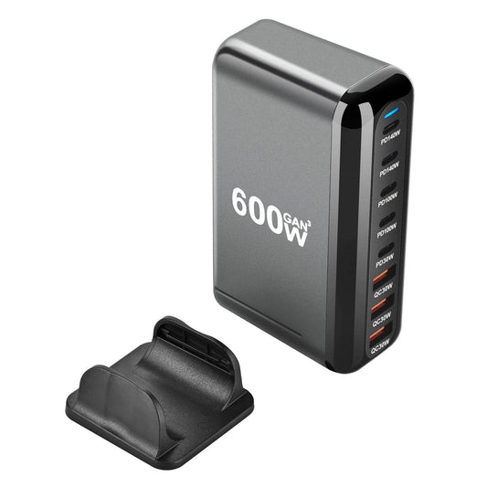 Încărcător Rapid 600W GaN 3.0 USB Tip C cu 8 Porturi - Venduqo