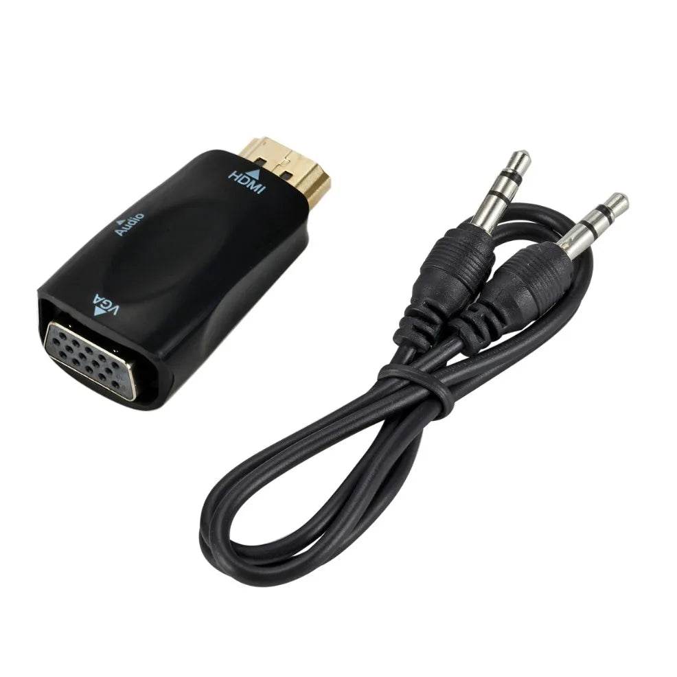 Adaptor HDMI la VGA 1080P pentru PC, Laptop, Proiector - Venduqo