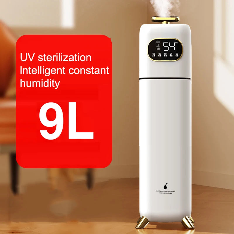 Umidificator Electric 9L cu Ecran Tactil și Aromaterapie