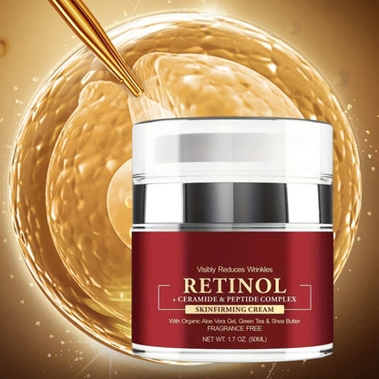 Crema Instantanee cu Retinol pentru Îndepărtarea Ridurilor