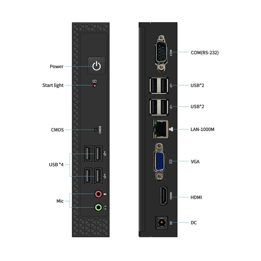 Mini PC TexHoo Intel Core i7/i5, 500GB SSD, Windows 10 Pro - Venduqo