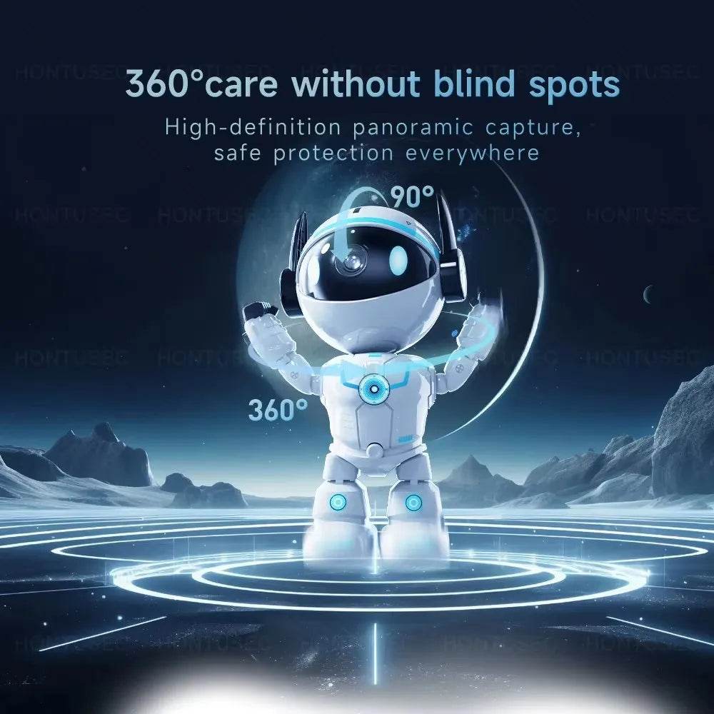 Cameră de securitate HiEasy APP Robot Wifi 5MP cu audio bidirecțional - Venduqo