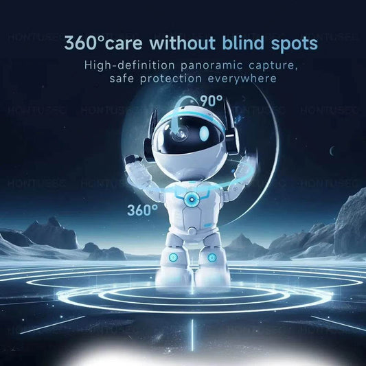 Cameră de securitate HiEasy APP Robot Wifi 5MP cu audio bidirecțional - Venduqo