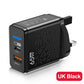 Încărcător Rapid LED 65W USB-A + USB-C pentru iPhone și Android - Venduqo