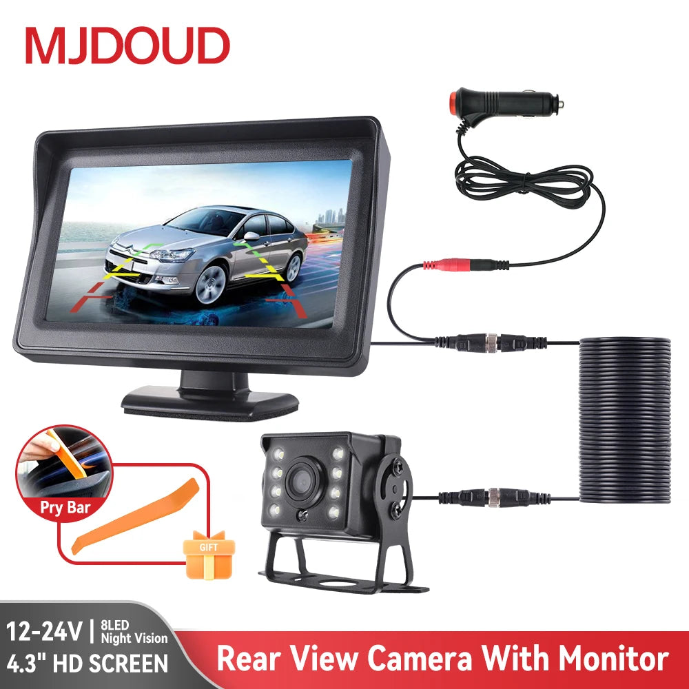 Cameră de Spate pentru Camion cu Monitor 4.3" MJDOUD