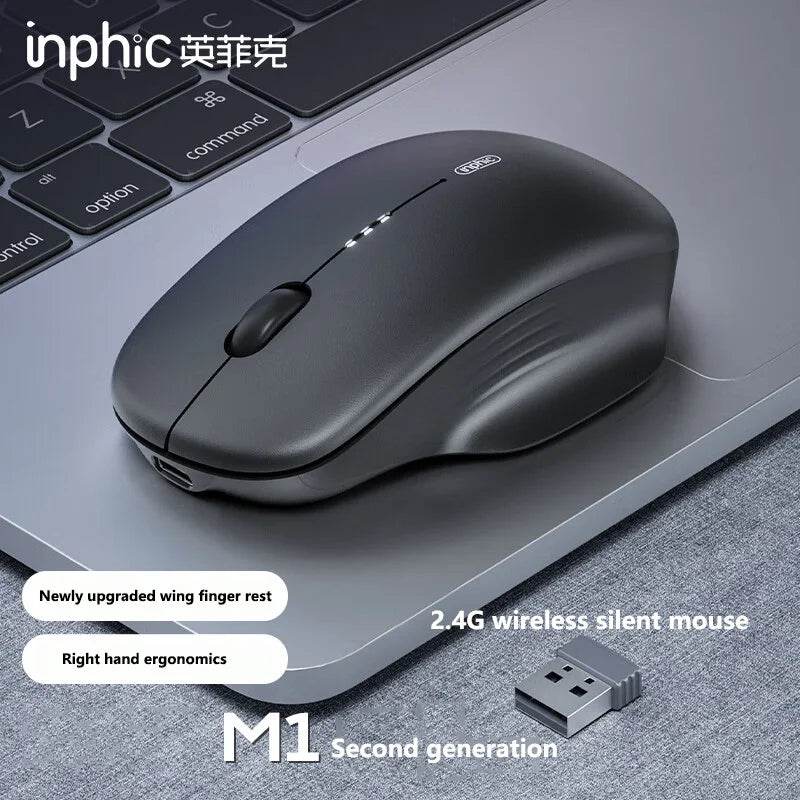 Inphic M1 Wireless Mouse - 2nd Generation Type C