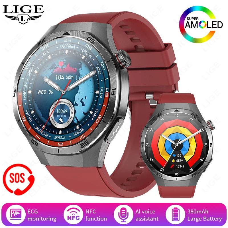 Ceas inteligent medical Smart Watch bărbați cu ECG, PPG și monitorizare tensiune arterială - Venduqo