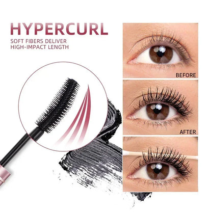 Mascara Waterproof pentru Gene Lungi și Voluminoase - Negru