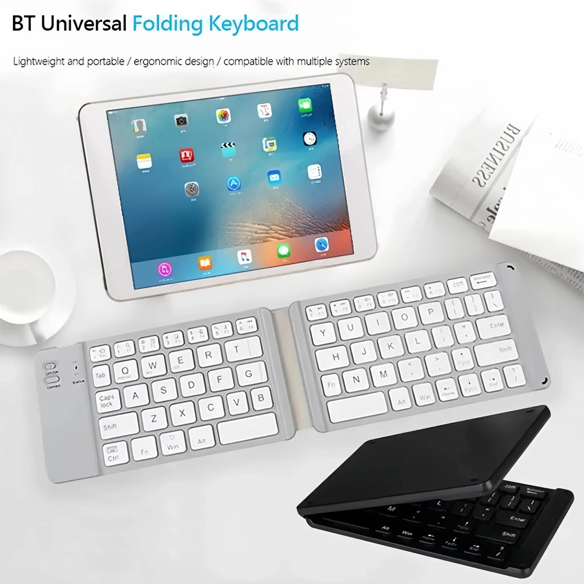 Keyboard Bluetooth Dual Pliabil Mini Reîncărcabil - Venduqo