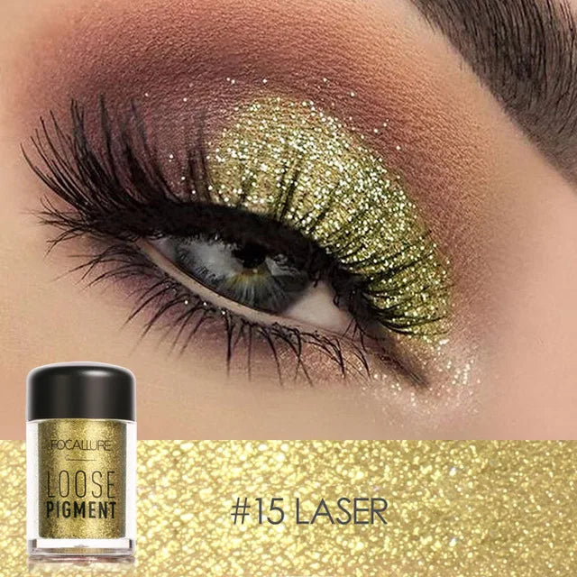 FOCALLURE Glitter Eyeshadow 18 Culori