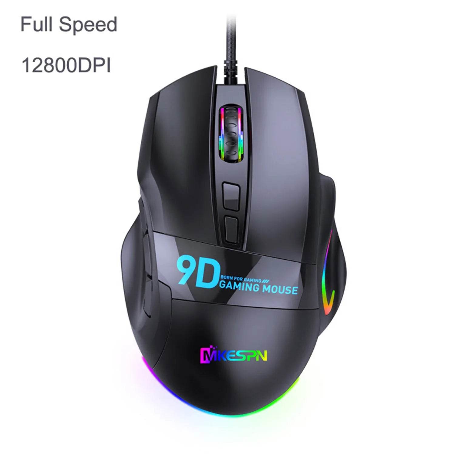 Mouse Gaming RGB 12000DPI cu 9 Taste Programabile - Venduqo
