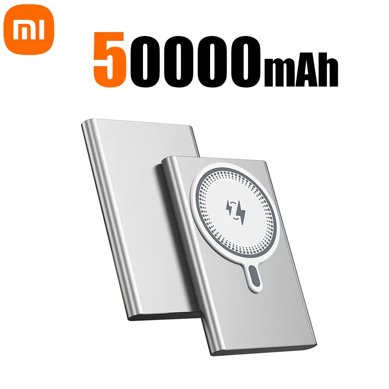 Bancă de alimentare wireless magnetică Xiaomi 50000mAh