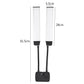 Lampa LED Flexibila cu Doua Brate Bi-color 3200K-4500K-5600K - Venduqo