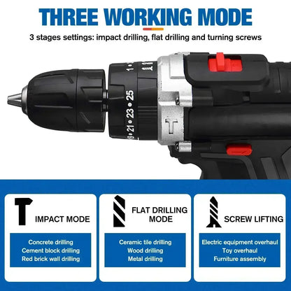 Bormasina electrica cordless 25+3 cu acumulator