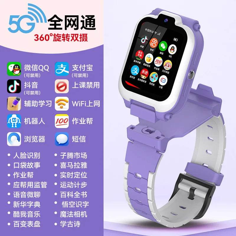 Ceas Smart pentru Copii M1 5G cu Funcții WeChat și QQ - Venduqo