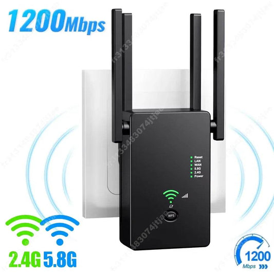 Extensor WiFi AC1200 Dual Band 5G - Amplificator Semnal - Venduqo