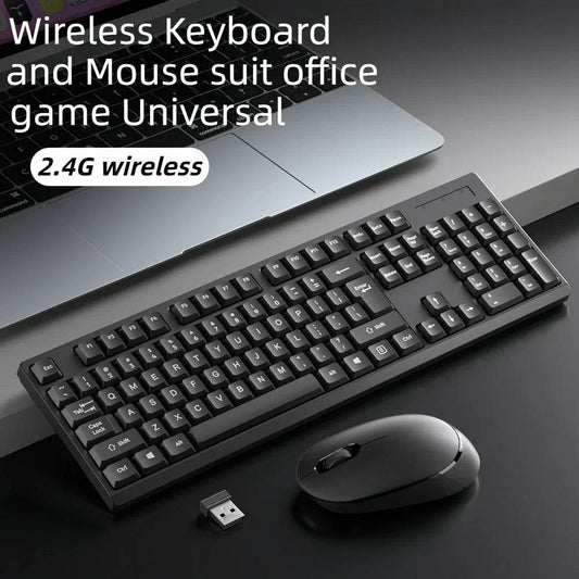 Set Wireless Tastatur și Mouse 2.4G pentru Laptop - Venduqo