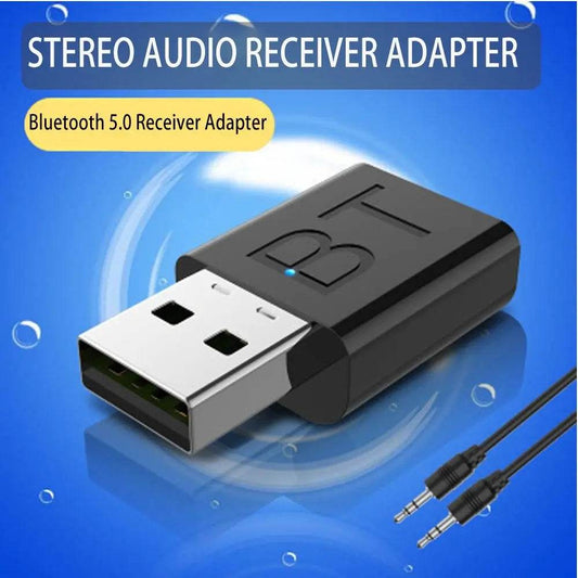 Bluetooth 5.0 Car Radio Adapter with 3.5mm Jack