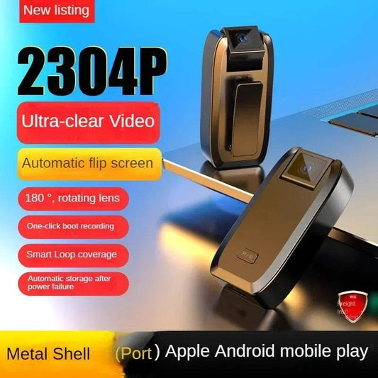 1080P Mini Metal Camera - Discreet High-Def Recording
