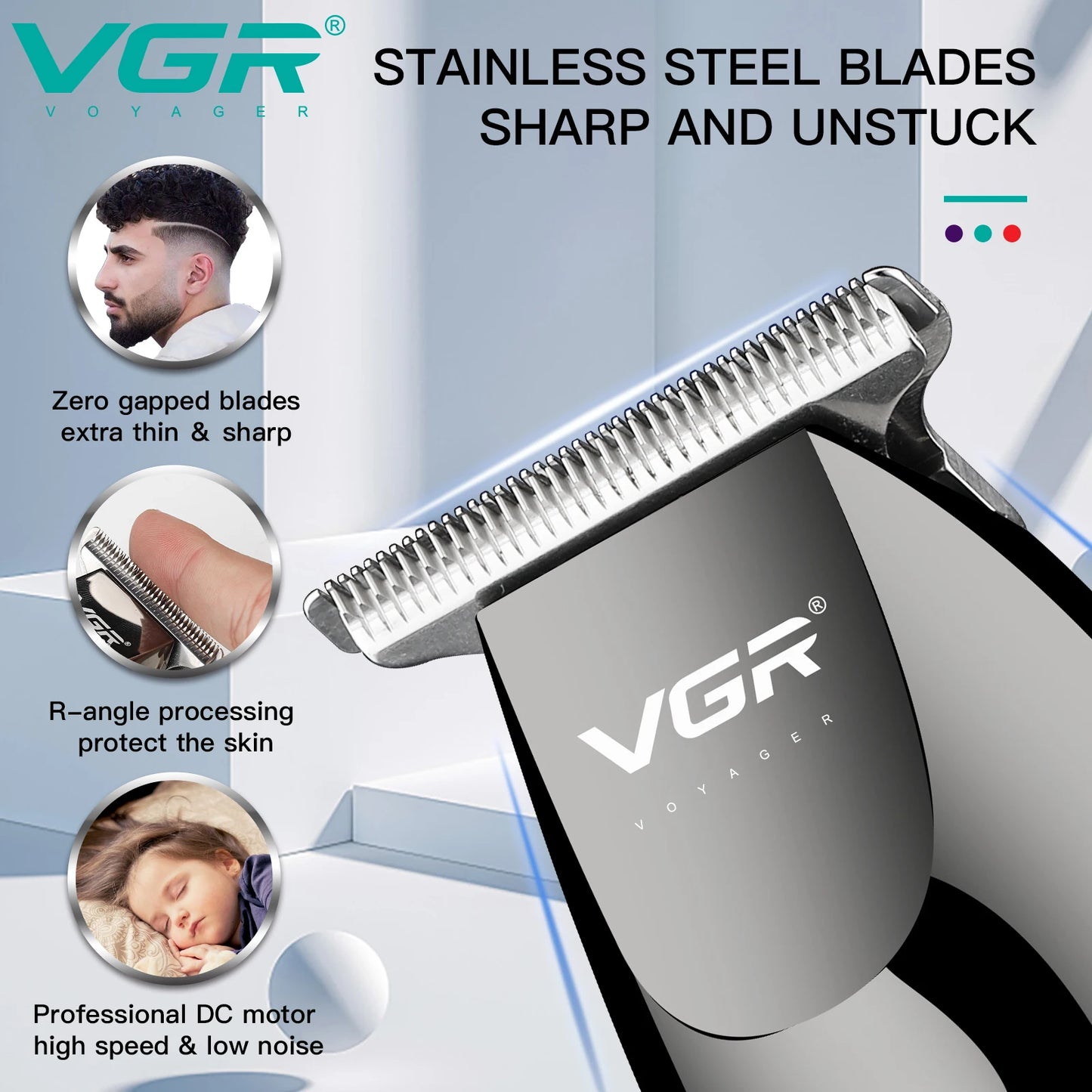 VGR Trimmer Profesional pentru Par V-030