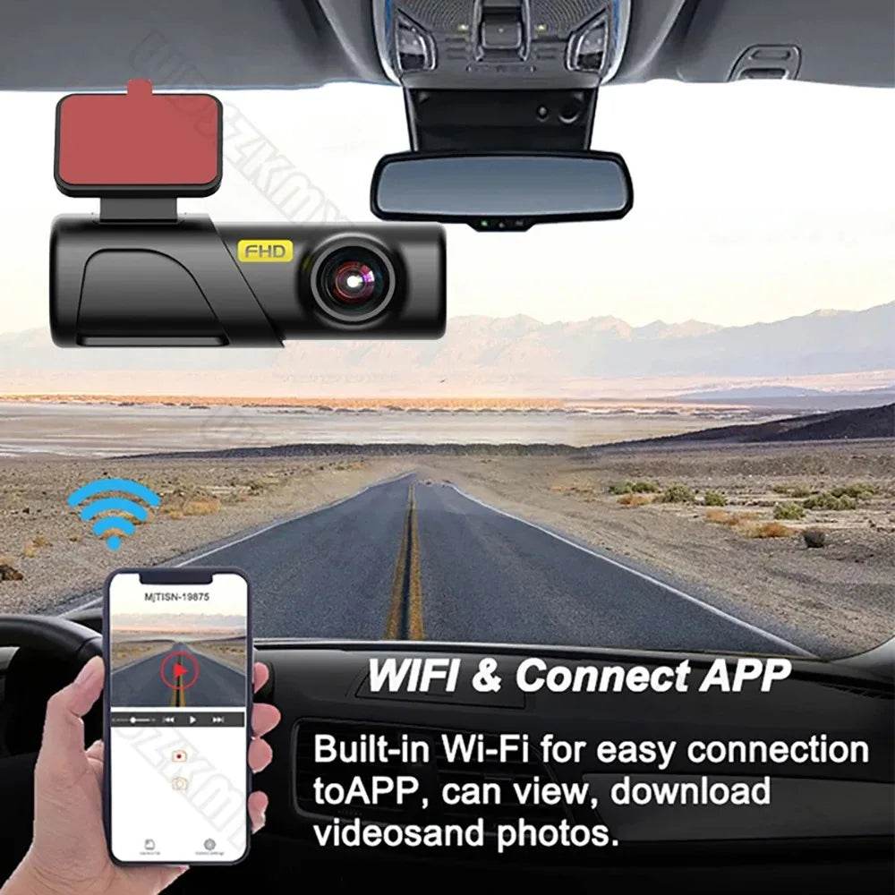 Camera DVR Auto 2K 1440P cu WiFi și Viziune Nocturnă - Venduqo