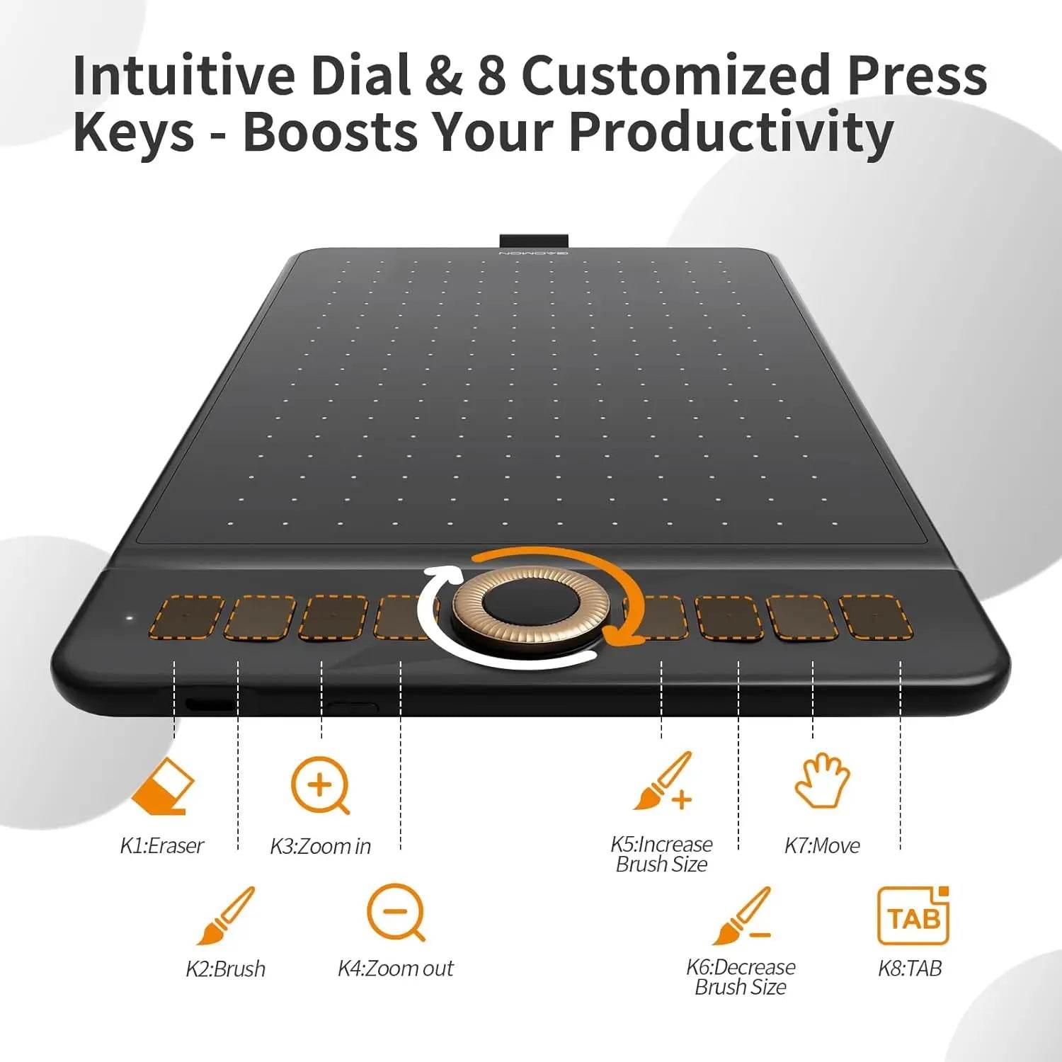 Tableta Grafică Wireless GAOMON WH851 - Venduqo