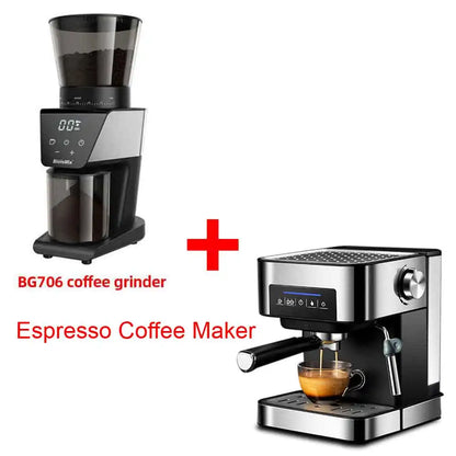 BioloMix Espresso Coffee Maker 20 Bar cu Spumator de Lapte