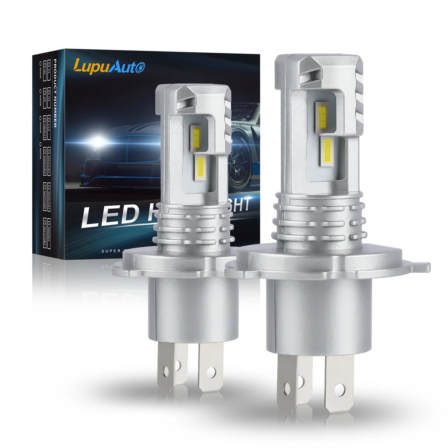 Becuri LED H4 16000LM cu Canbus pentru Auto