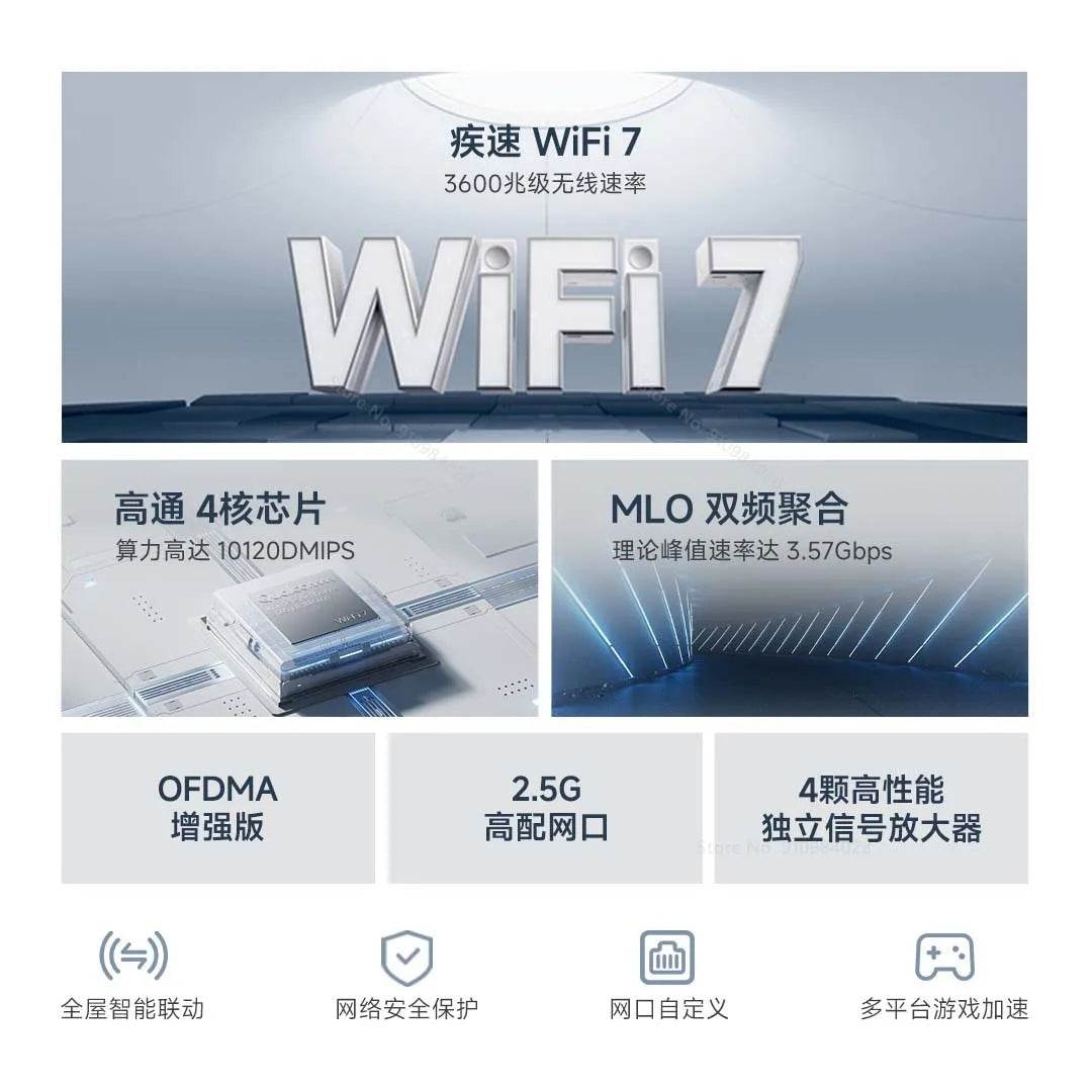 Router Xiaomi BE3600 WiFi 7 Dual-Band Qualcomm - Venduqo