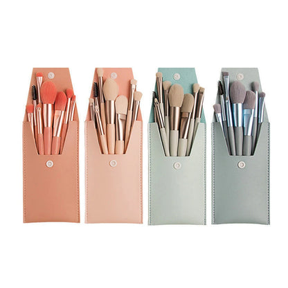 Set 8 Piese Pensule Machiaj pentru Fond de Ten, Blush, Eyeliner