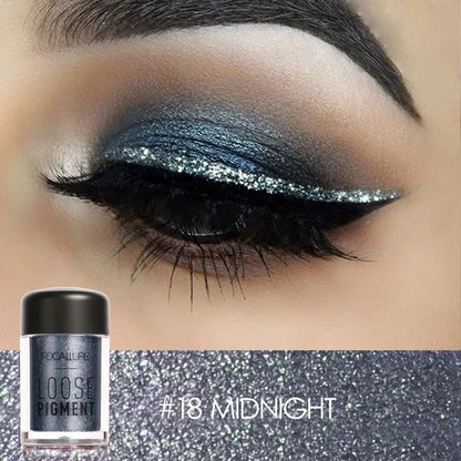 FOCALLURE Glitter Eyeshadow 18 Culori