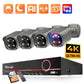 Sistem de Supraveghere Techage 4K 8MP H.265 8CH PoE NVR - Venduqo