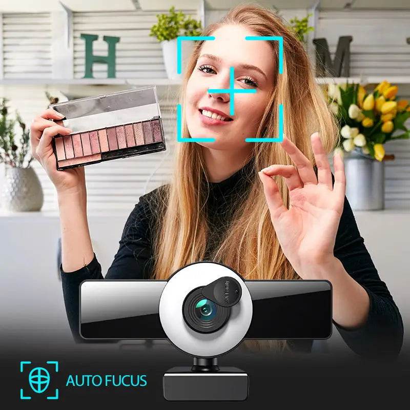 Webcam 8K 4K 2K Full HD USB cu Microfon Autofocus - Venduqo