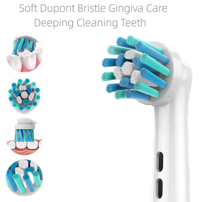 Set 4 Capete de Înlocuire pentru Periuțe Electrice Oral-B