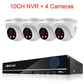 Kit NVR LOXCAM H.265+ 10CH 4K POE cu Camere de Supraveghere - Venduqo