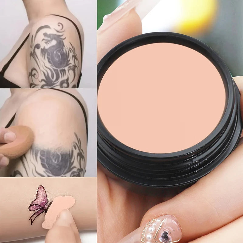 Concealer Waterproof pentru Tatuaje și Cicatrici - Finish Natural